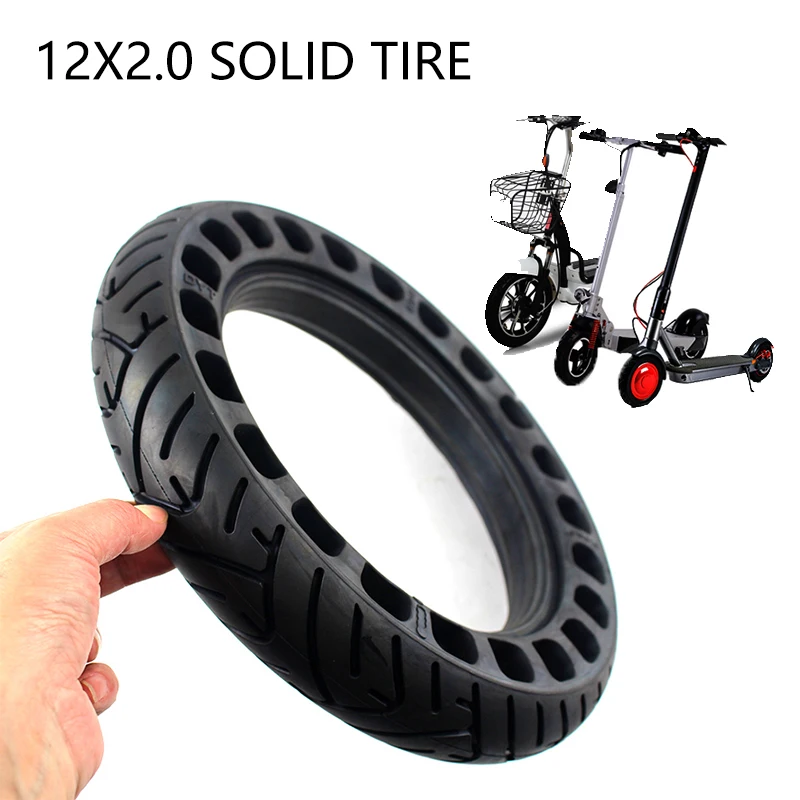 

Super 12x2.0 Honeycomb Solid wheel Tire for 12 inch Hoverboard Self Balancing Electric Scooter Spare Parts tyre