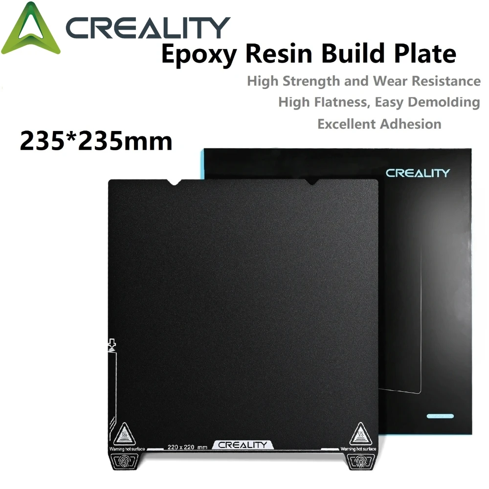 Creality Epoxy Resin Build Plate 235x235mm para Flexible Print Platform for Ender-3 V3/Ender-3 V3 SE/Ender-3 V3 KE