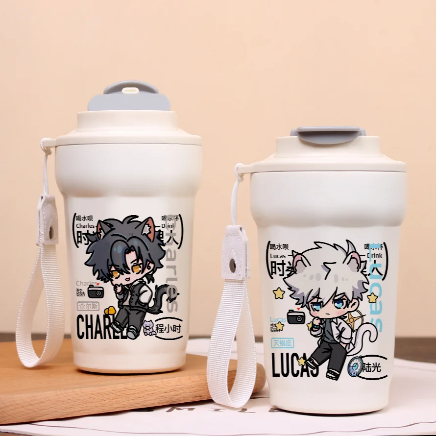 Anime Link Click Cosplay Creativity Heat Preservation Cup Cute Insulated Mug Send Friend Thermos Water Glass Birthday Xmas Gift