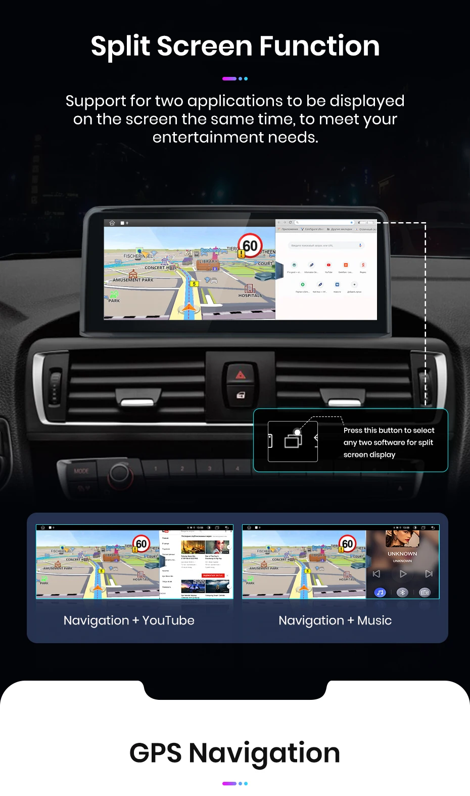 Junsun Drahtlose CarPlay Andorid Auto Auto Radio Für BMW 3/4 Serie F30 F31 F34 F32 F33 F36 2018-2021 EVO System GPS Navigation – Detail 15