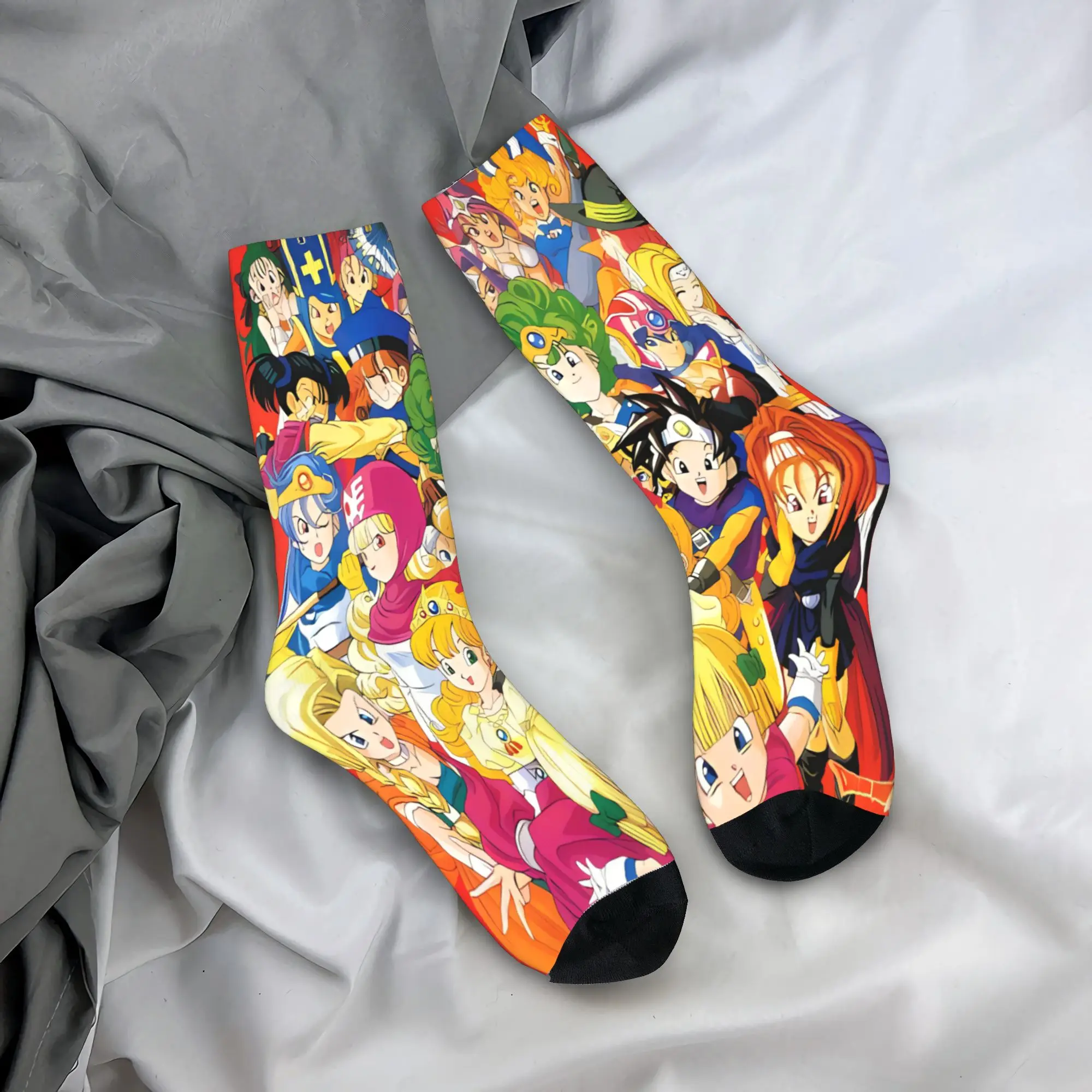 

Носки Dragon Quest I and II HD 2D, забавные чулки, зимние нескользящие мужские носки, теплые мягкие уличные носки на заказ