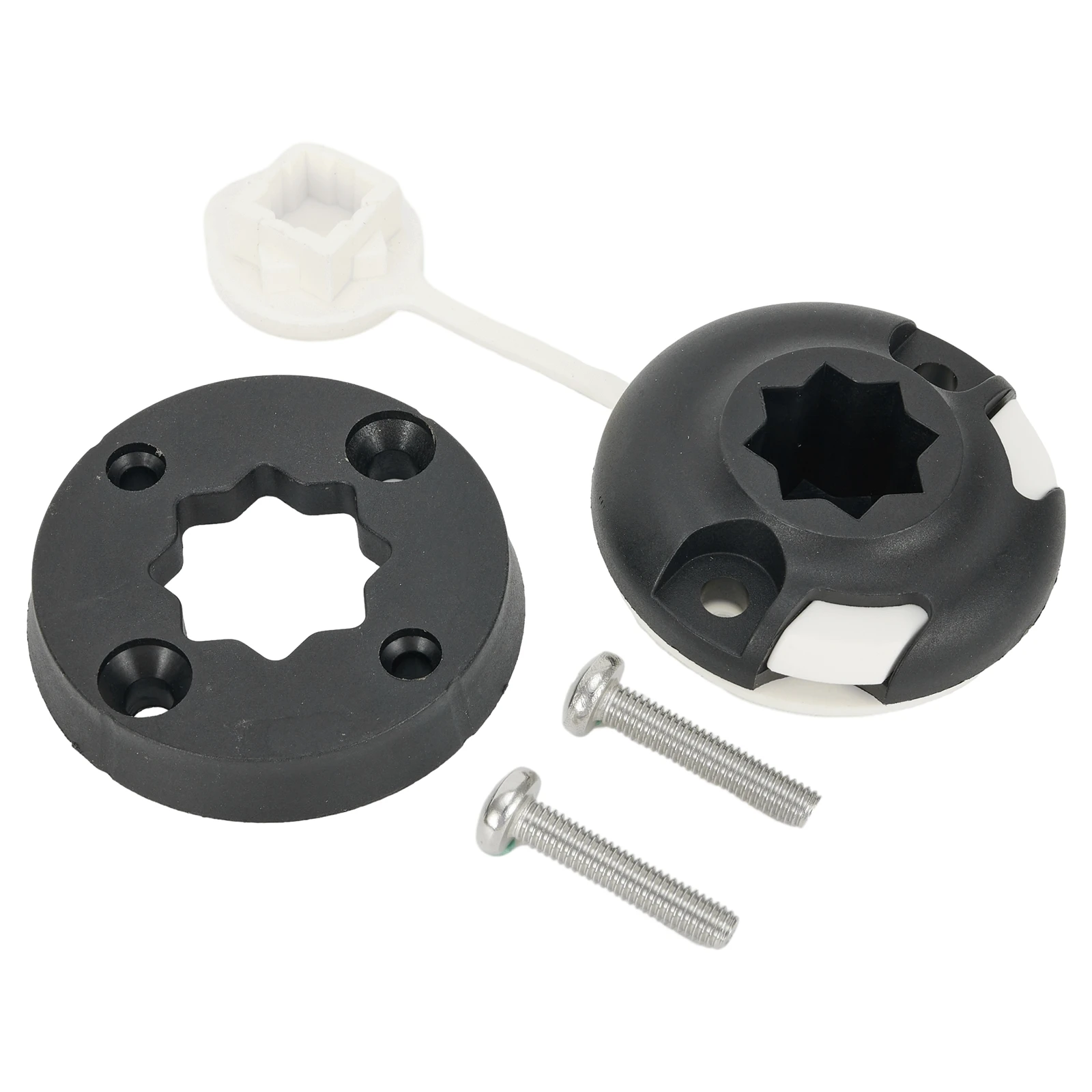 ステンレス鋼ネジ付きカヤックスターマウント,ボート,海,釣り竿ホルダー,多機能ベースキット,1個