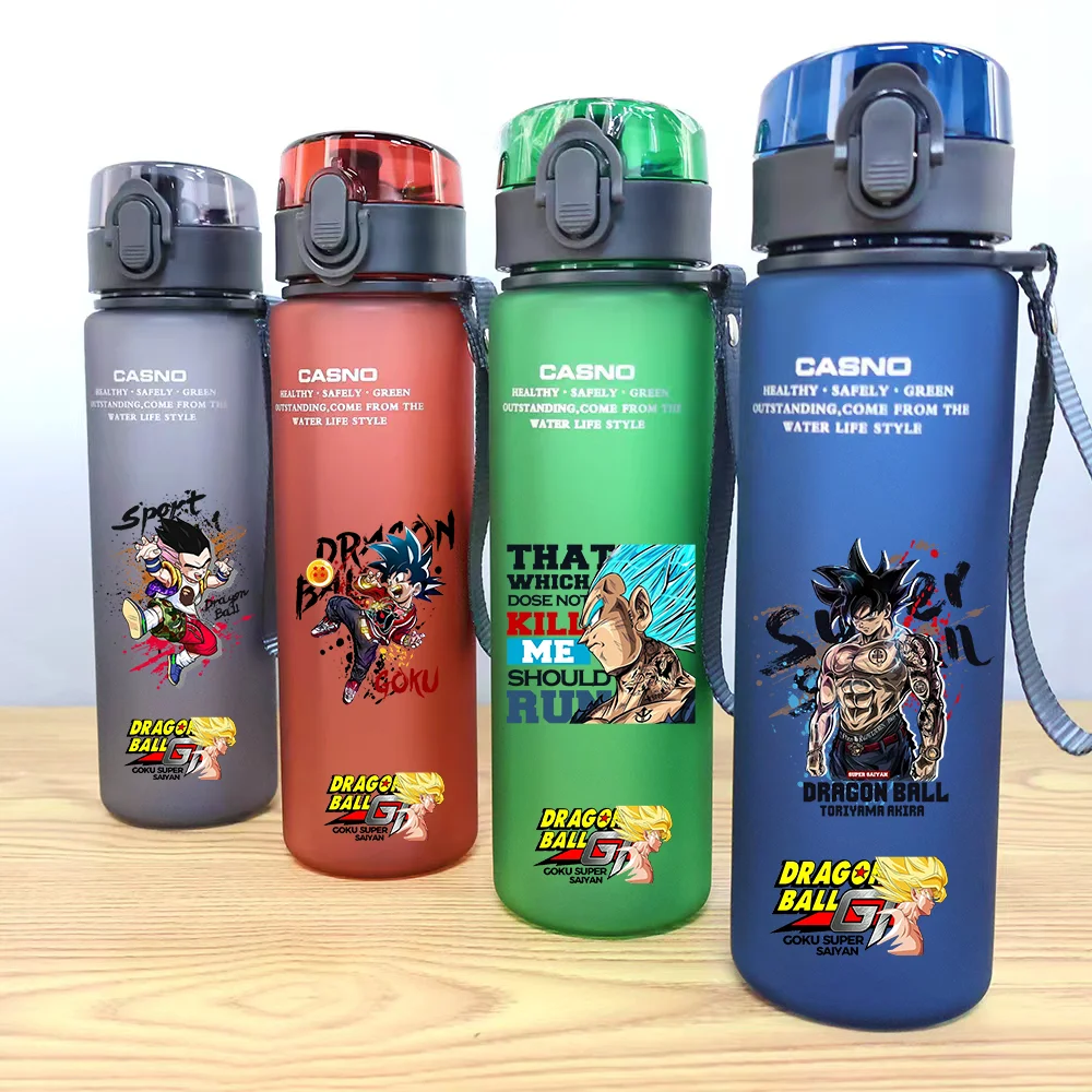 New 560ml Anime Dragon Ball Water Cup Trend Large Capacity Portable Outdoor Sports Drinking Cup  Bottle Coffee Cup Children Gift