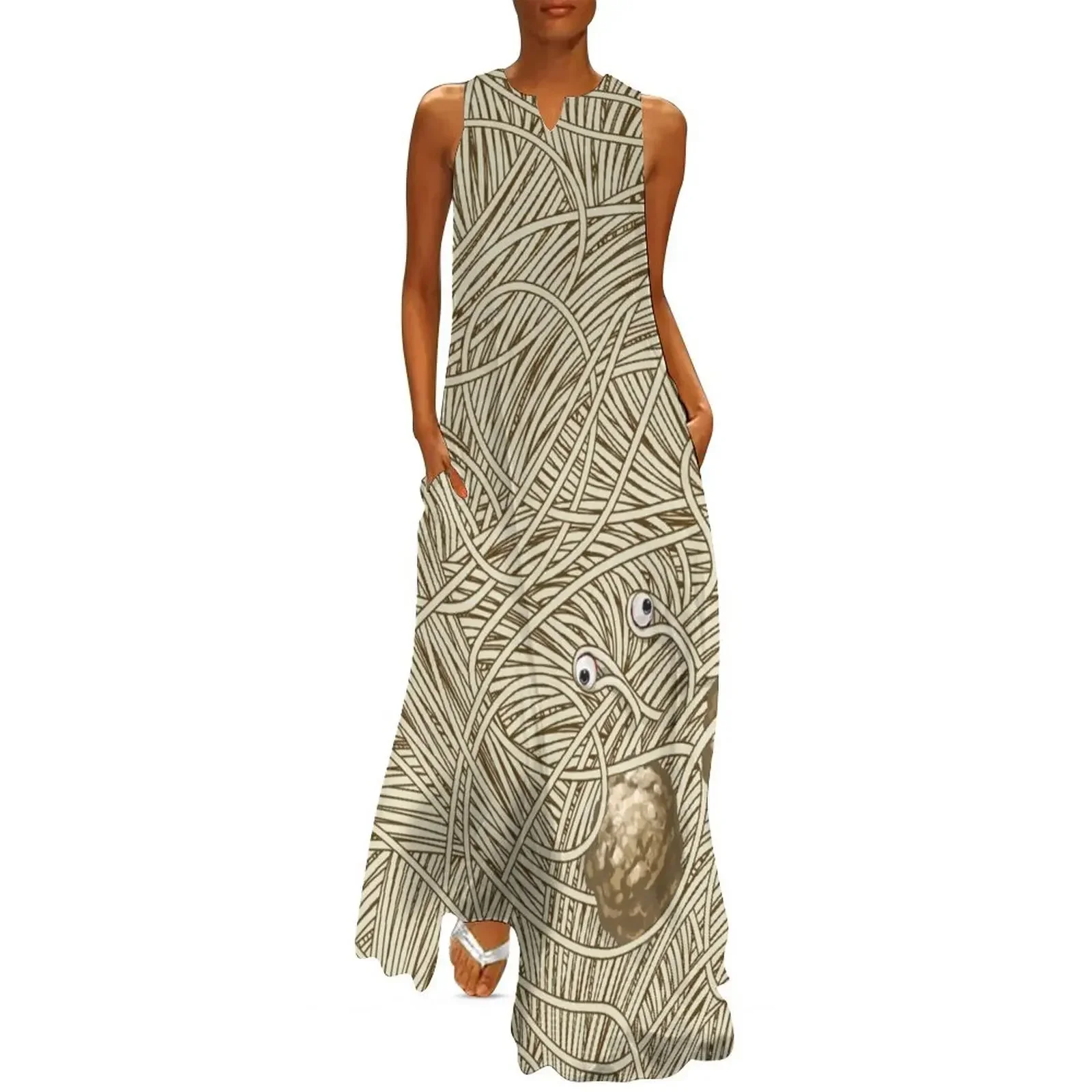 

Flying Spaghetti Monster Long Dress summer dress womens 2025 evening dress women Woman clothes