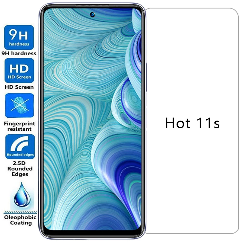 screen protector for infinix hot 11s nfc protective tempered glass on infinity hot11s 11 s s11 phone film glas 9h infini infix