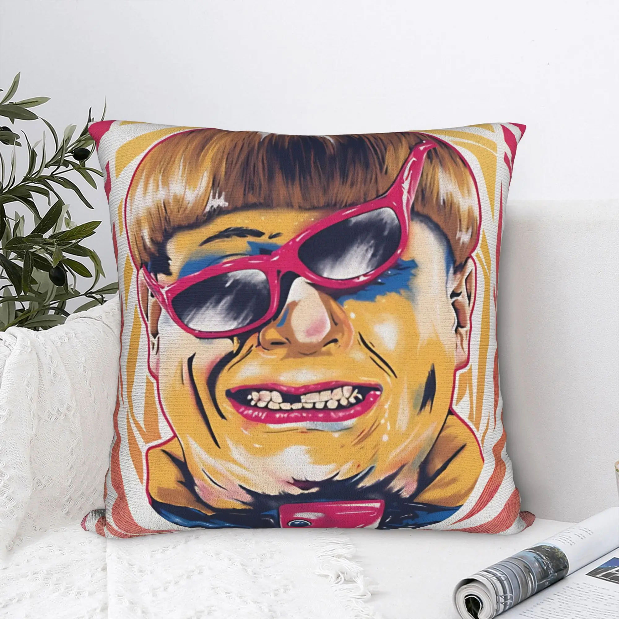 Oliver Tree Ugly is beautiful Square Pillow Case  Cushion Cover Fashion Polyester Decorative Pillowcase for Home 45x45cm