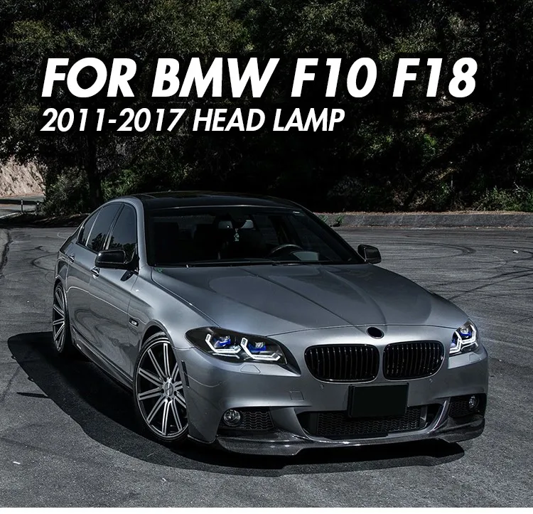 LED Head Light for BMW F10 F18 2011-2013 Halogen and Xenon Headlight 2011-17 LED Headlights for BMW F10 Car Accessories