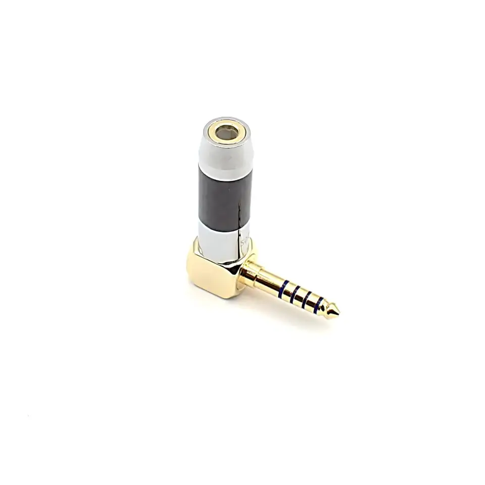 Adattatore Audio Da 4,4 Mm Femmina A 6,35 Mm Femmina Per Cuffie Bilanciate Hi-Fi, Connettore Placcato Oro - 3