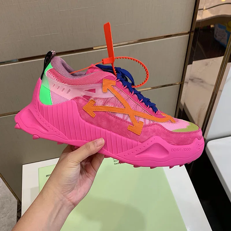 2026 Tênis Dad Shoes de Marca da Moda, Masculinos e Femininos, com Plataforma de Aumento de Altura, Estilo Arrow para Casais, Casuais com Sola DingTalk