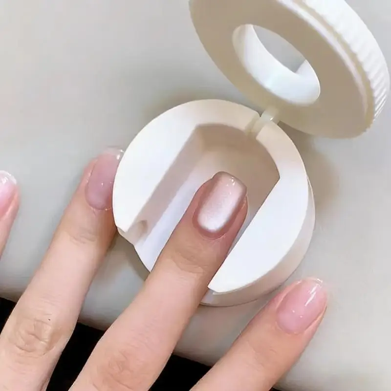 Upgrading Fully Automatic Spinning Cat Eye Magnet Strong Magnetism For Glass Bead Wide Light Effect Attraction Nail Art Magnets