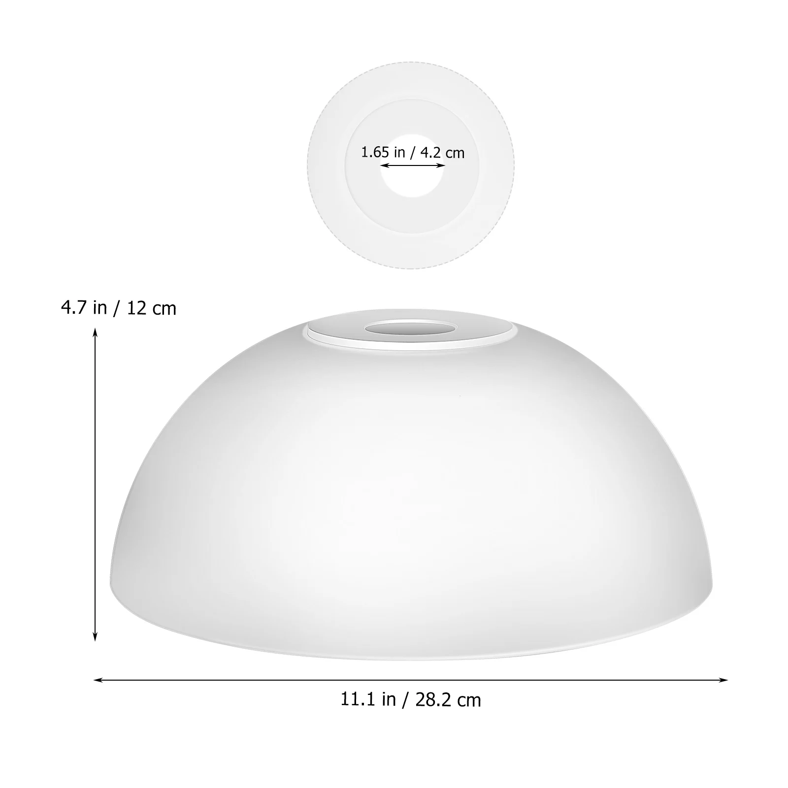 2pcs Plastic Lamshade Home Lamp Shade Ceiling Lamp Cover Replacement Lamp Shades Modern Lampshade 42mm Hole