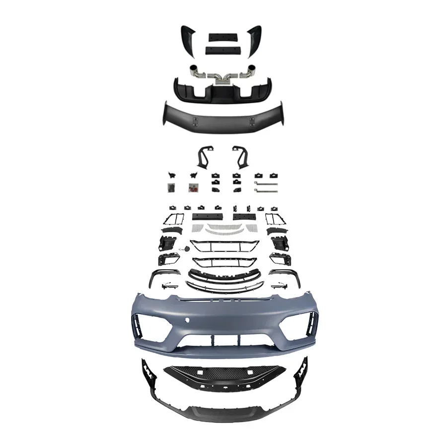 

POR BOSTER 981 TO GT4RS STYLE BODY KIT BUMPER DIFFUSER EXHAUST REAR SPOILER 2014- 981 GT4RS FACELIFT CAR PARTS