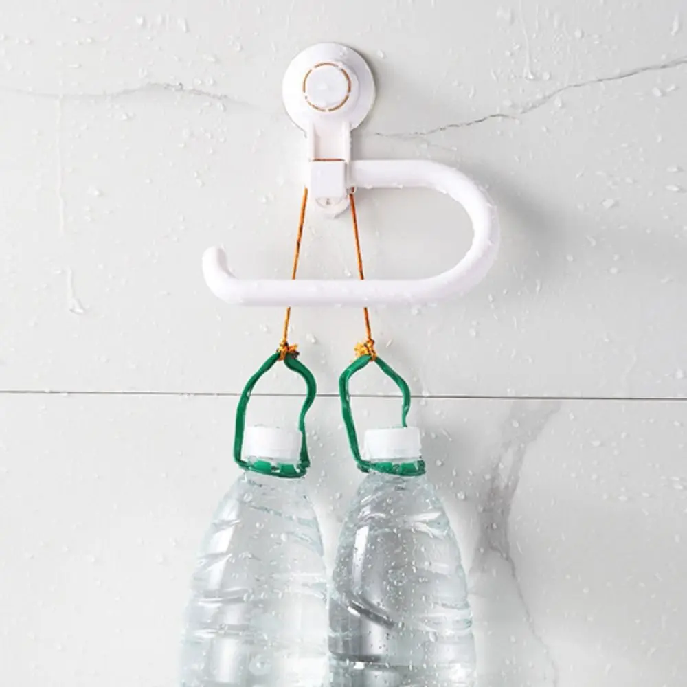 

No Punching Suction Cup Toilet Paper Holder Strong bearing capacity stable Toilet Paper Roll Holder ABS moisture-proof