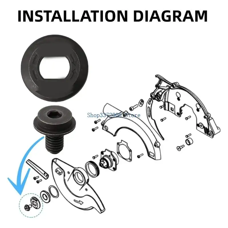 Flange Washer & Bolt Set for DCS390 DC390B,DCS393 DCS391,DCS392,DC310 Power Tool for Circular Cutter Flange Steel