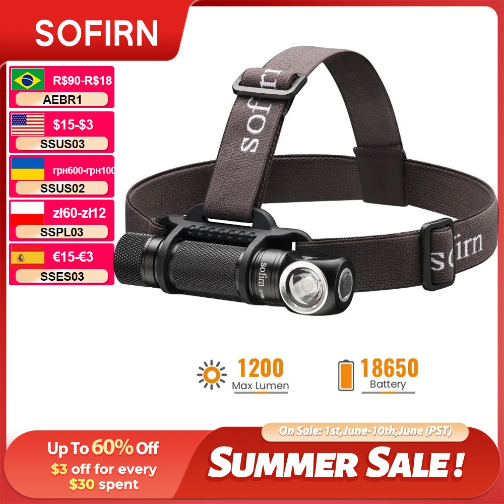 sofirn-sp40a-ヘッドランプ充電式-tir-光学レンズ-led-18650-usb-ヘッドランプ-1200lm-トーチ-マグネットテールキャップ付き