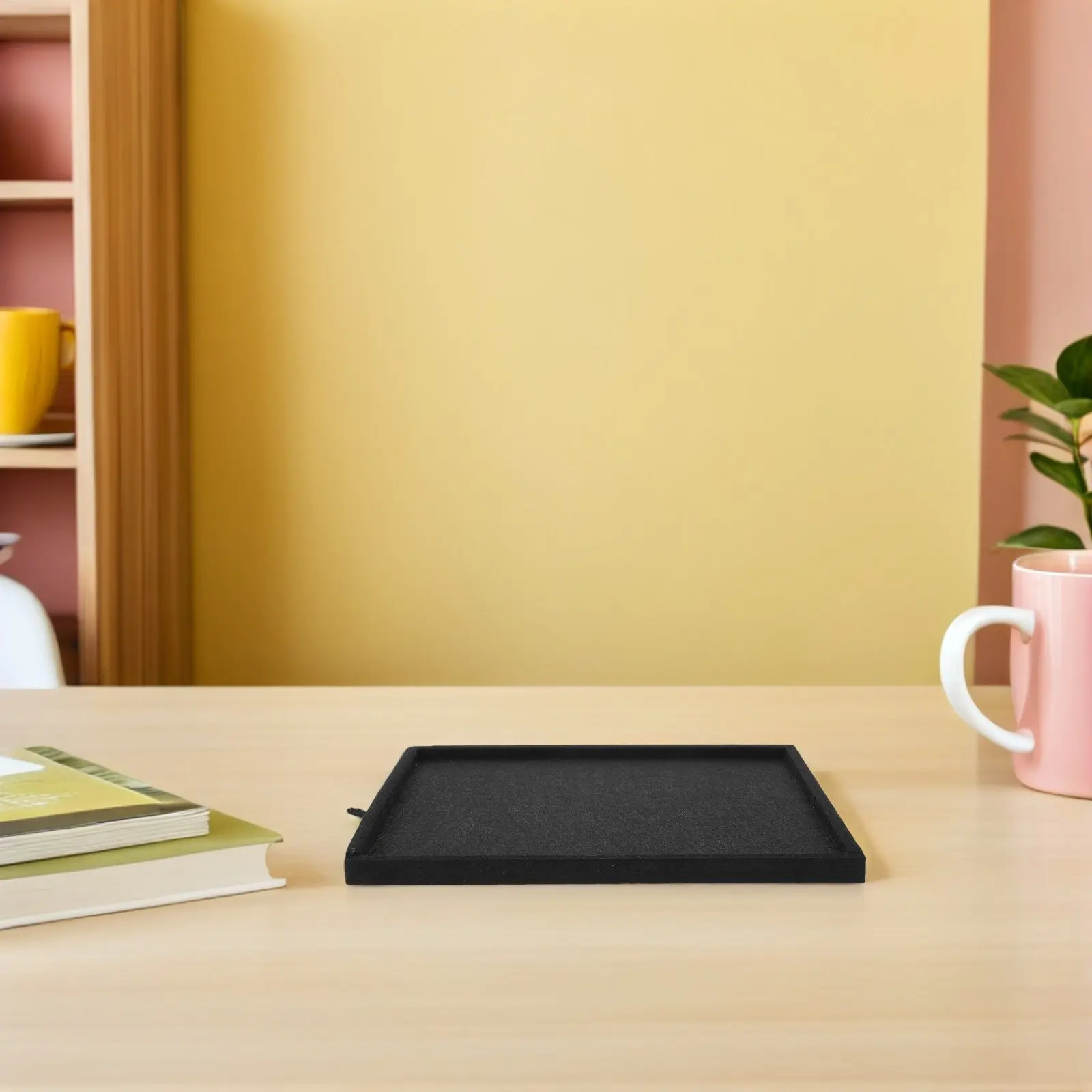 6 Vassoi Portaoggetti Impilabili in Feltro per Puzzle da 1000 Pezzi, Nero, Portatile, Organizzatore per Puzzle e Oggetti Vari