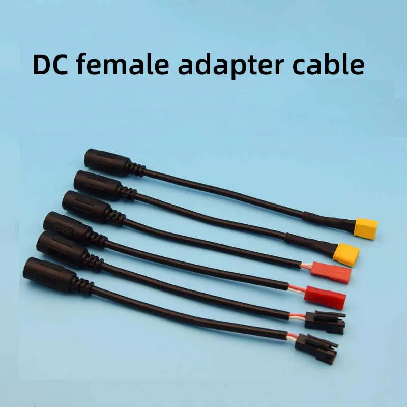 5.5*2.1 Female RC Model Video Transmission Silicone Wire Battery XT30 Drone Racing XT60T Plug SM