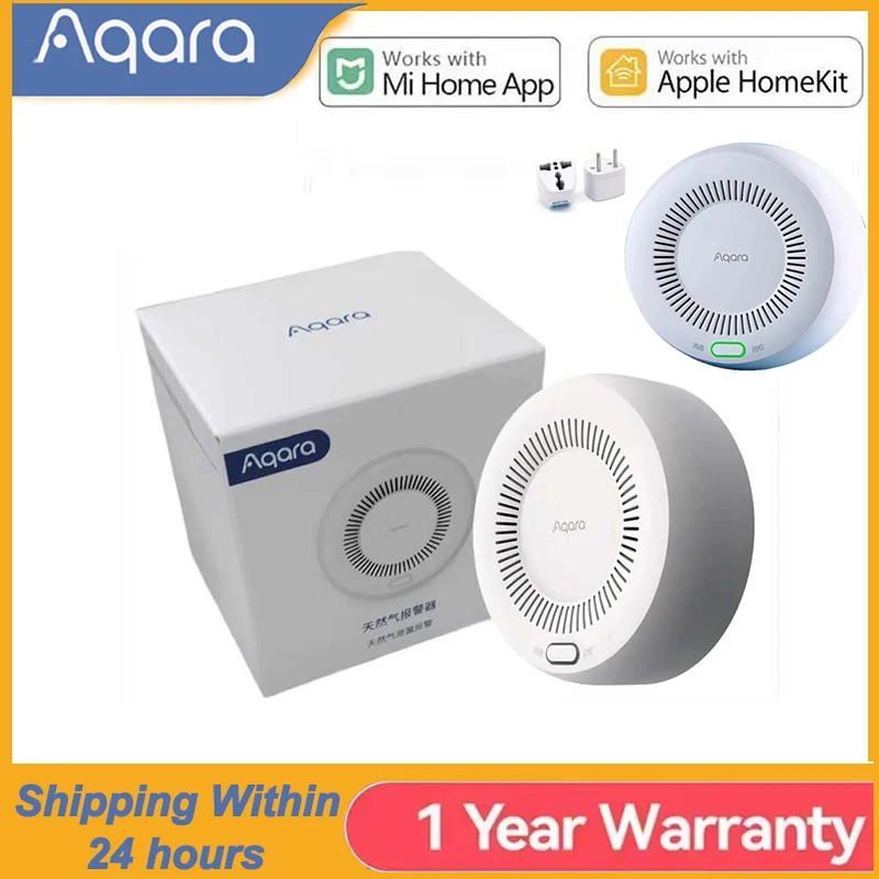 

aqara smart natural gas sensor combustible household smart lpg gas alarm detector leakage sensor smart natural gas leak detector