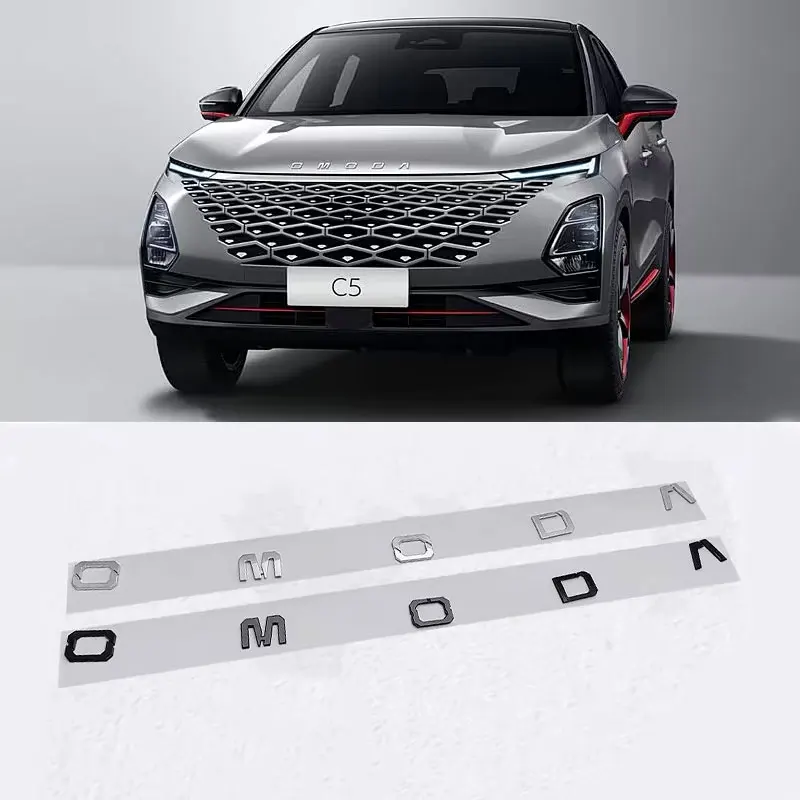 Etiqueta OMODA ABS pegatinas para maletero de coche estilo para Chery Omoda C5 7 FX reacondicionamiento emblema letras coche cola trasera logo insignia Accesorios