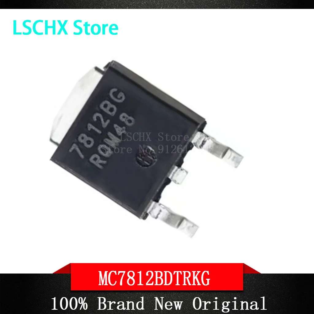 10PCS MC7812BDTRKG MC7812 TO-252-2 Linear regulator Power chip