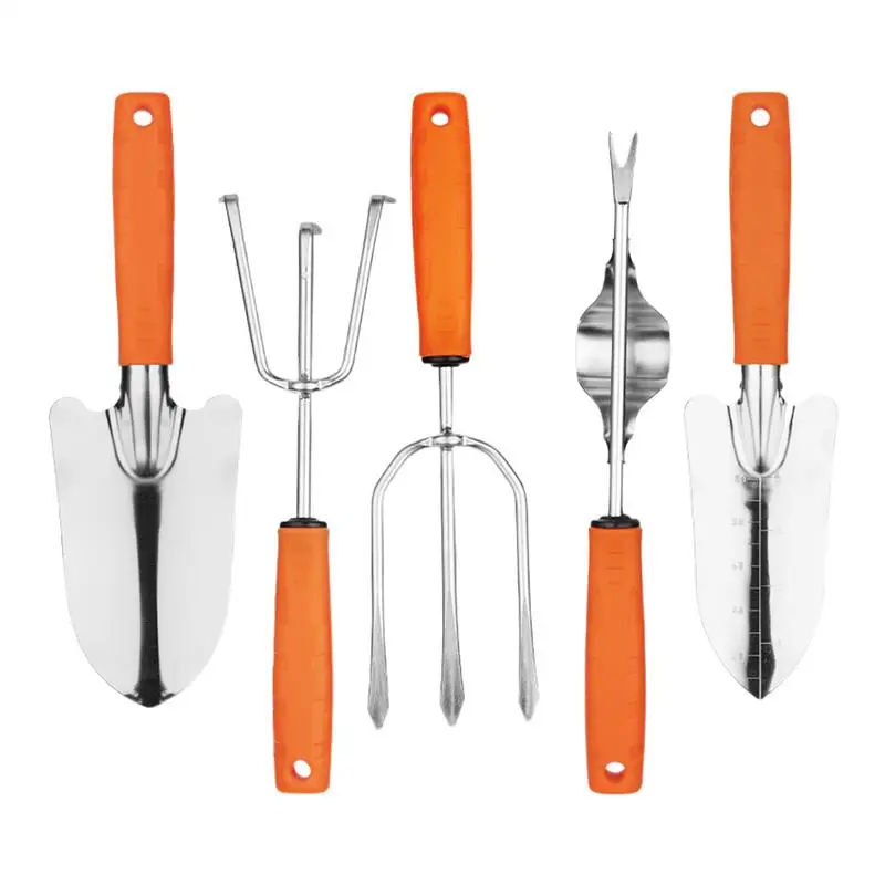 

Hand Garden Tools Stainless Steel Hand Floral Garden Tool Portable Floral Garden Hand Tool Kits For Loosening Soil Transplanting