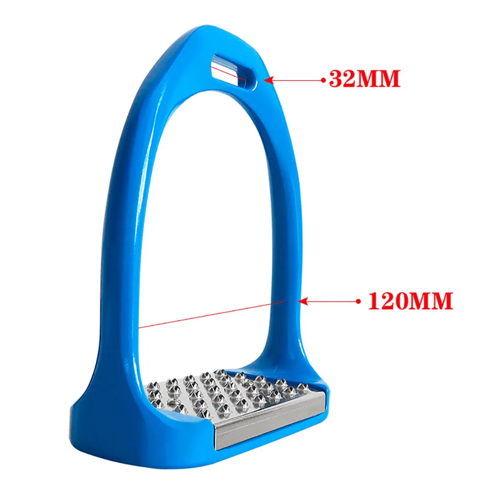 Attrezzatura per cavalli Alluminio con verniciatura Sella per equitazione Staffa Sicurezza Protezione per la guida Sella Ginocchio Caviglia Dolore antistress