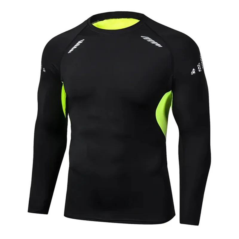 Koszulka męska Męska koszulka sportowa do biegania Męska koszulka kompresyjna Fitness Tops Tee Quick DryTight Training Gym Sport Running Shirts