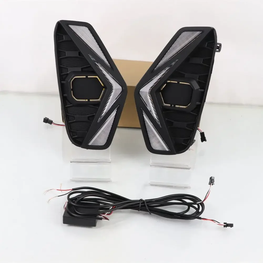 

Светодиодные дневные ходовые огни для Nissan Navara 2020, автомобильные аксессуары для указателей поворота дхо