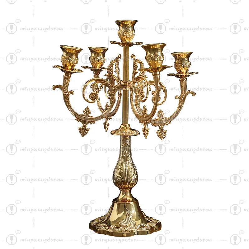 european-vintage-metal-candlestick-5-head-wedding-decor-candlelight-dinner-prop-gift
