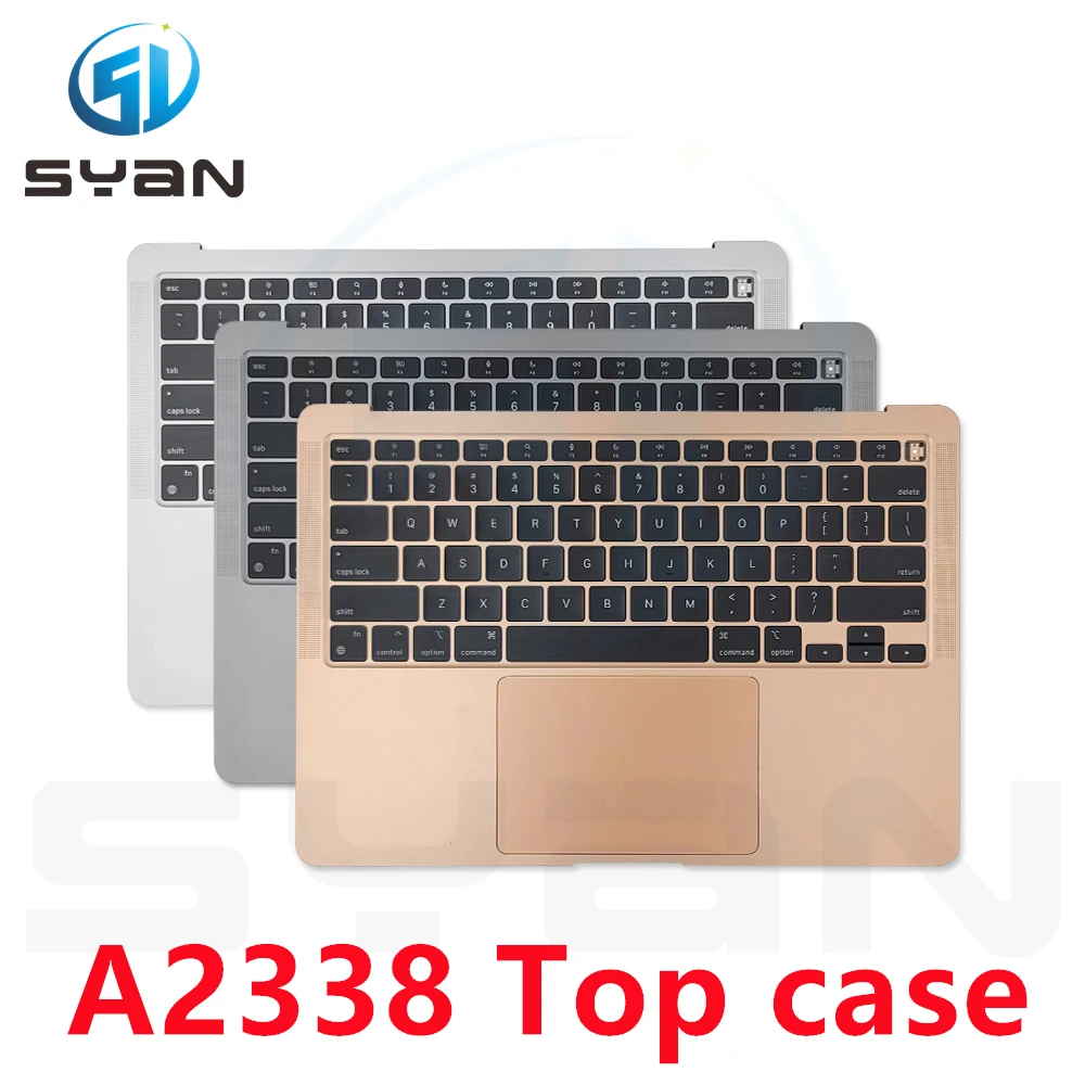 New Laptop A2338 Topcase for Macbook Pro 13.3'' M1 Top Case Palmrest with Keyboard US English UK Danish Spanish German