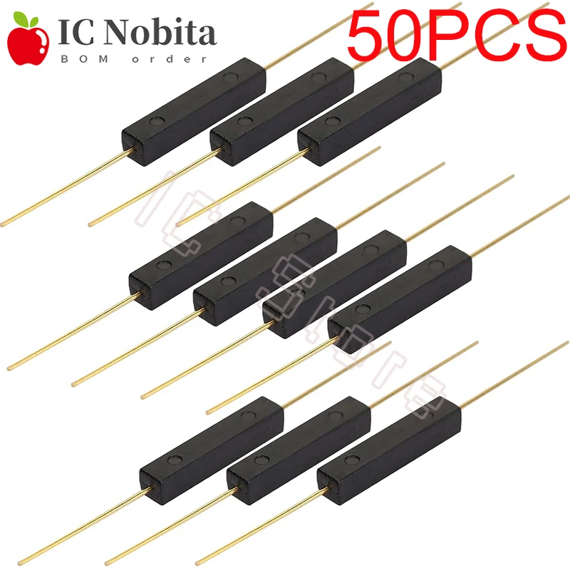 50PCS Reed Switch GPS-11A 11mm Plastic Anti-Interference Normally Open Magnetic Control Switch