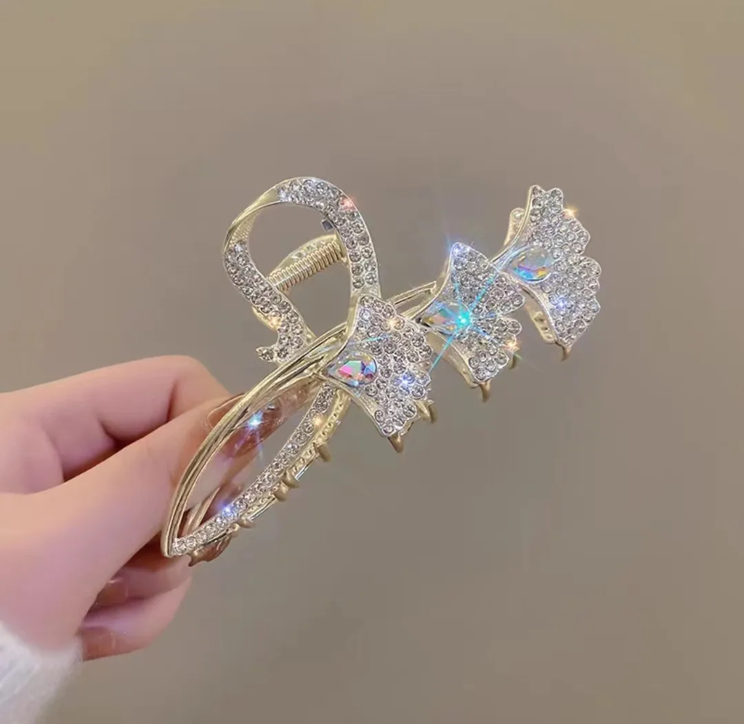Blumen-Haarklammer für Frauen Hochsteckfrisur Dutt Pferdeschwanz-Halter Große Haarklammer für DIY-Haarstyling-Zubehör – Detail 19