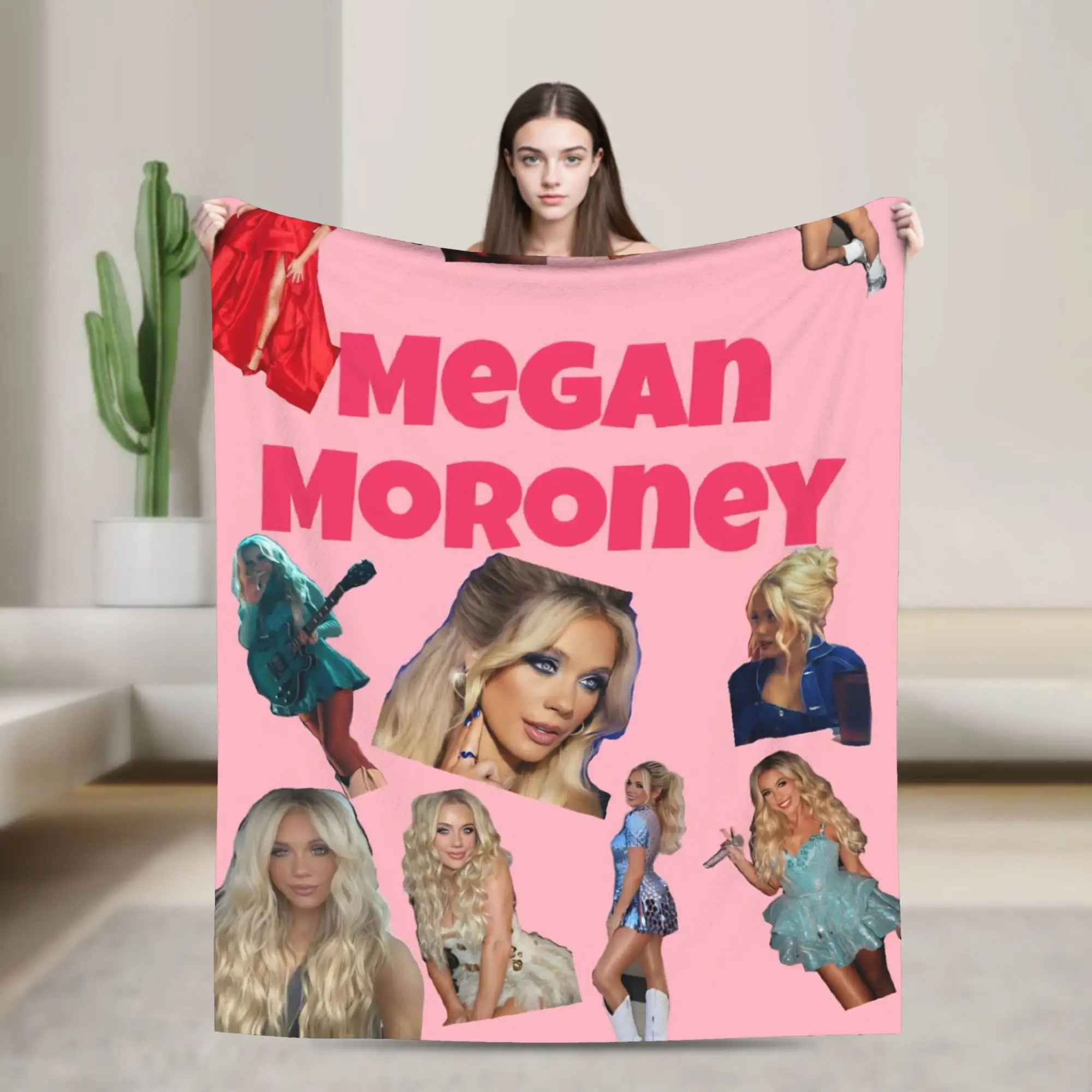 Megan Moroney Singer  Blanket Cozy Soft  Throw Blankets for Couch 50x60 Inch Multi-size Bedding Throws