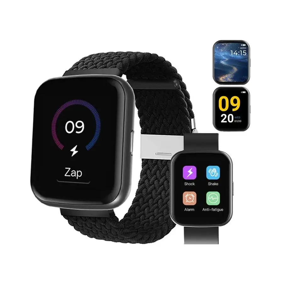 

Будильник-шокер для глубокого сна: носимый, бесшумный, с мощным импульсом для самодисциплины и борьбы с усталостью