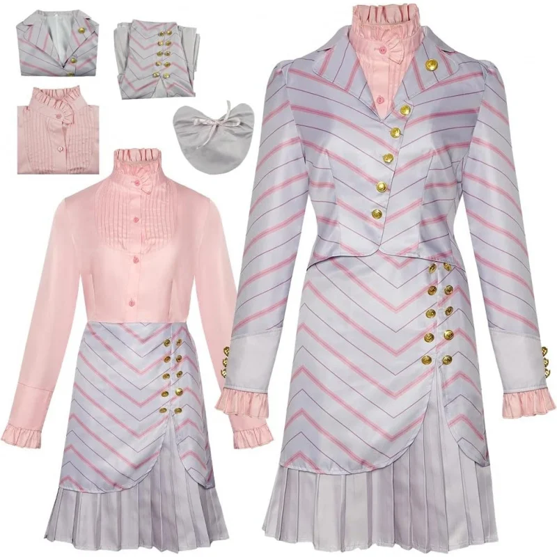 

❤️❤️❤️Glinda Costume Pink Unifomr Suit Party Dress For Women❤️⭐️❤️