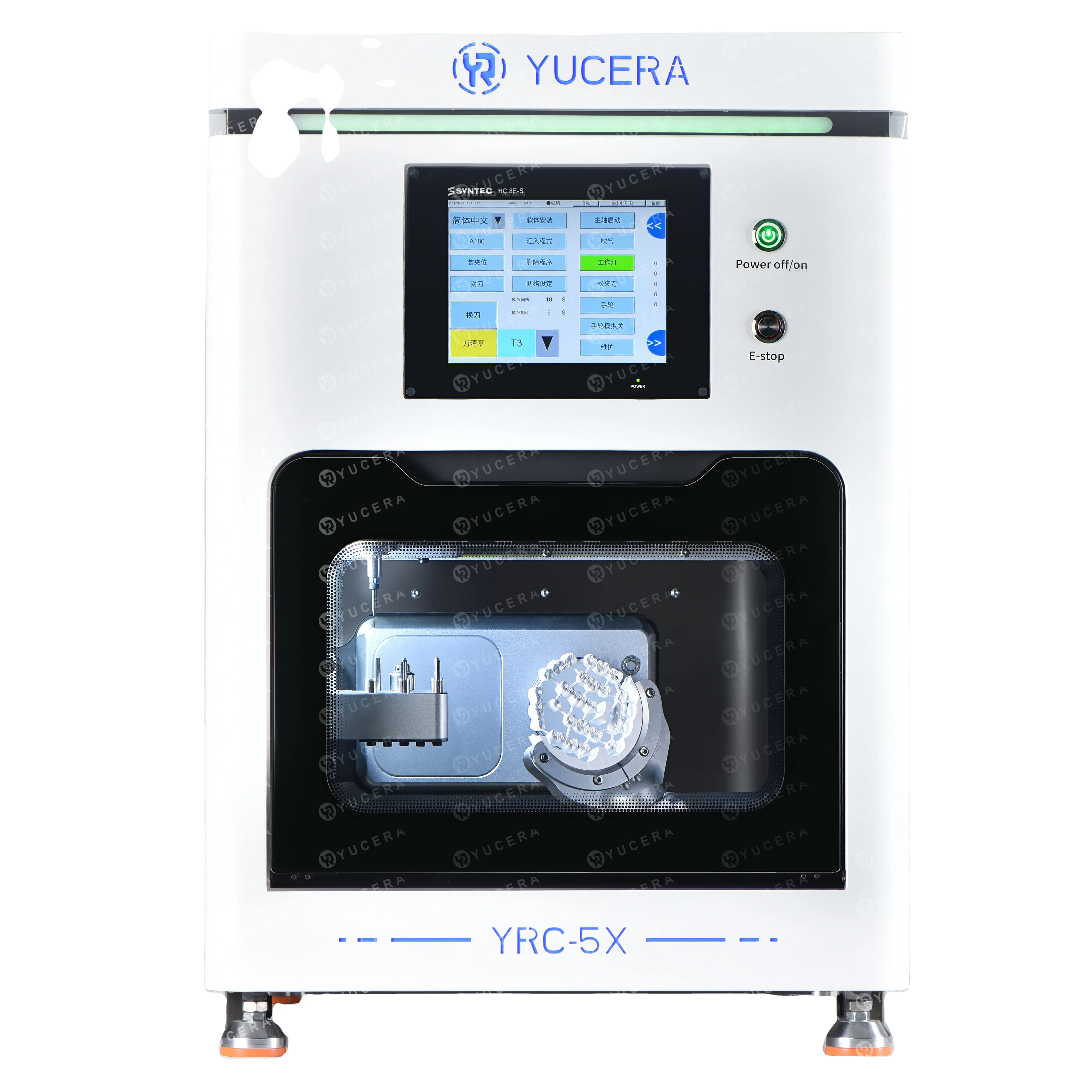 Yucera New Technology  Milling Machine 5 Axes YRC-5X CADCAM  Dry Milling Machine  High Accuracy for Crown and Bridge