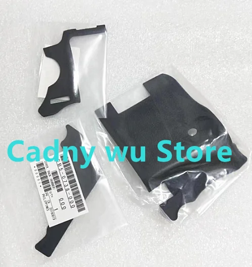 مجموعة من 3 قطع من المطاط الأصلي الجديد (قبضة + الجانب الأيسر + الإبهام) لكاميرات Canon EOS 7D Mark II؛ 7DII 7D2 7DM2 SLR (بدون لاصق)