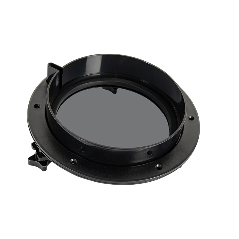 SEAFLO Porthole Plastic Marine Round Hatches 26cm Yacht RV Windows Portlight