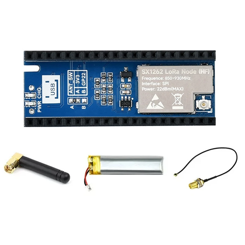 Imagem -06 - Lorawan Protocolo Expansion Board Module Protocolo Lorawan Suporte Raspberry pi Pico Lora Node Sx1262expansion