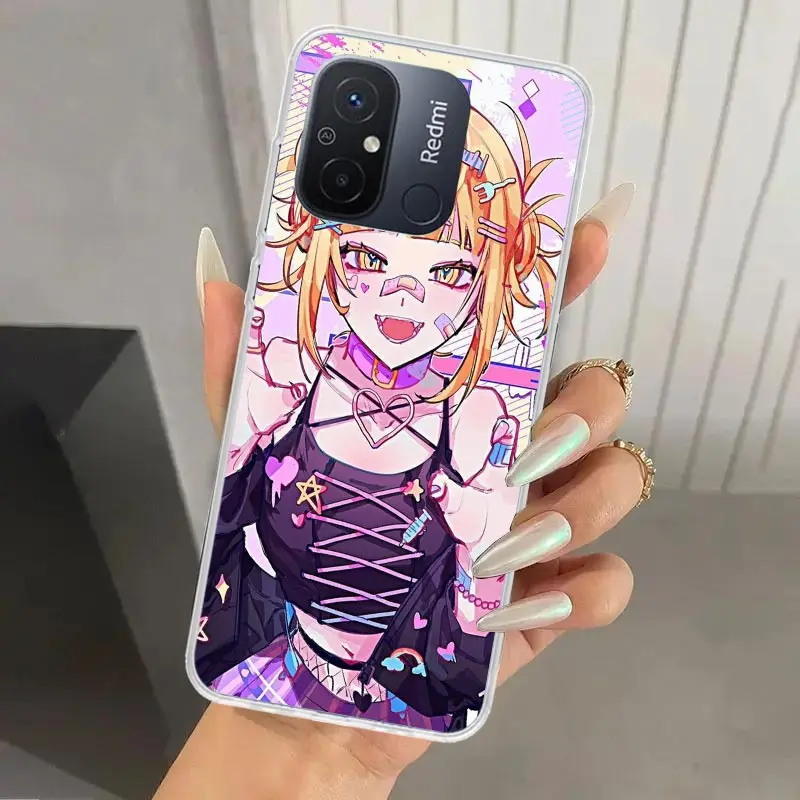 My Hero MHA Himiko Toga Phone Case for Xiaomi Redmi 12C 12 10C 10A 10X 10 9C 9A 9 9T 8A 8 7A 7 6A 6 Pro S2 K20 K40 Soft Print Sh