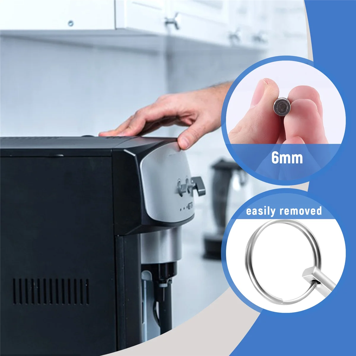 A69X Open Security Oval Head Bit Key Opening Service Repair Security Tools Coffee Machines Screws