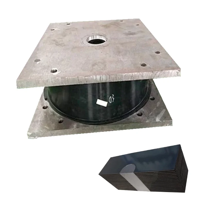 

Shock Isolators Made in China Seismic Isolation HDRB High Damping Rubber