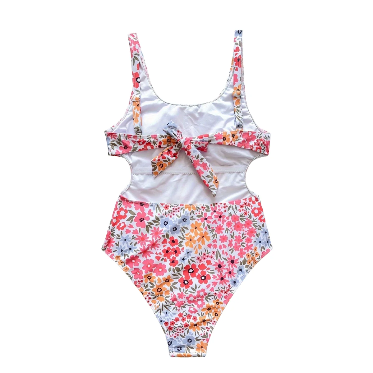 Damenmode Blumen-Badeanzug, sexy einteilige Bikinis, Mädchen, schlank, rückenfrei, hohe Taille, Bikini-Set, Strand, Schwimmen, bedruckte Badebekleidung