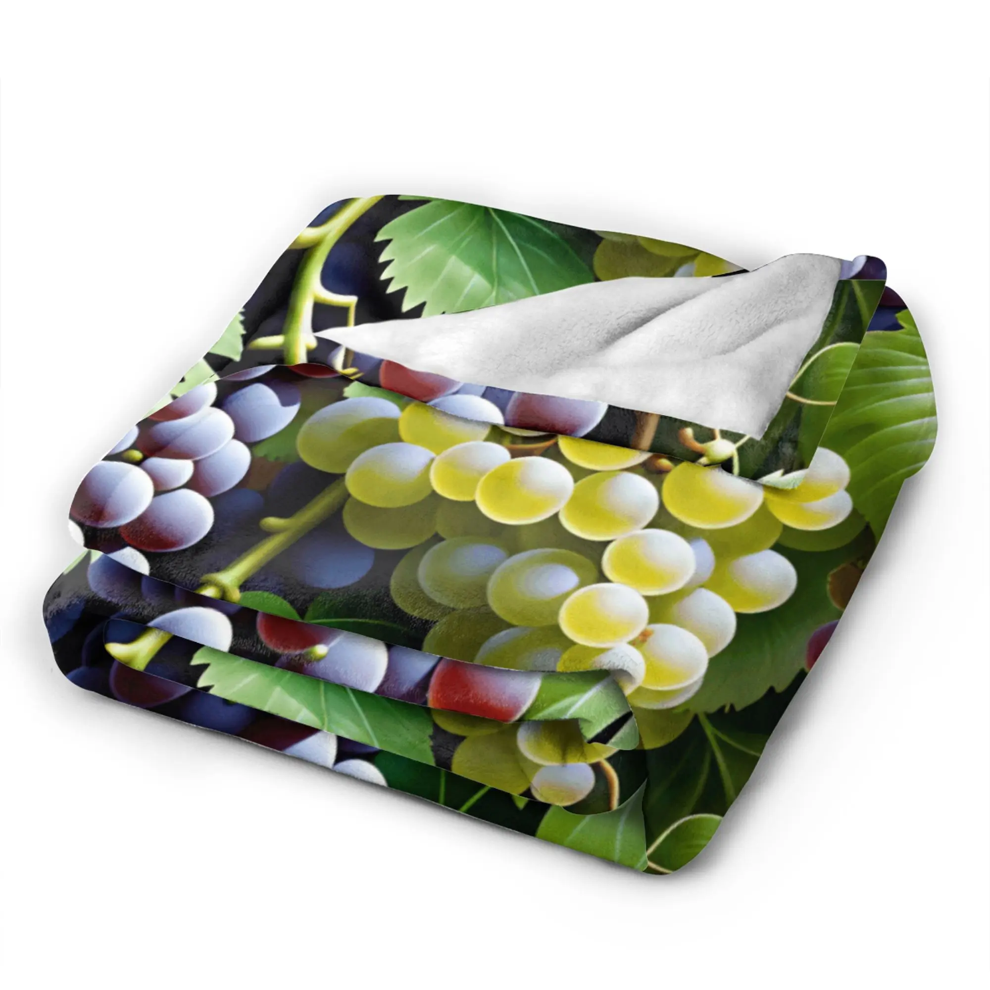 Grape Clusters In Roman Arch Decor Background Super Soft Blanket  Aesthetic Camping Throw Blanket Couch Bed Bedspread Bed Cover