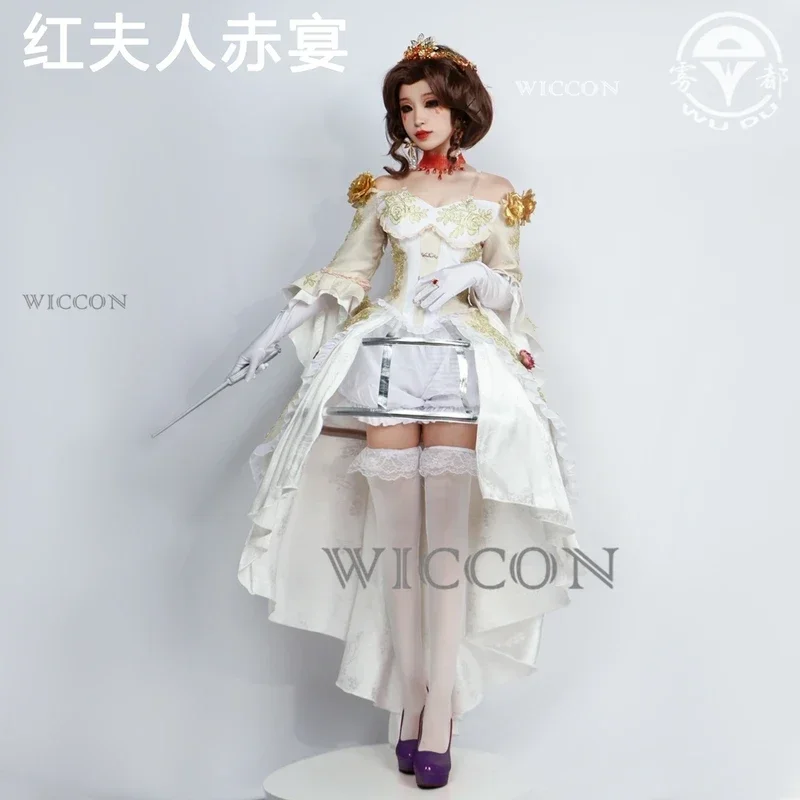 Game Identity V Bloody Queen Bloodbath Cosplay Costume Women Female Identity V Hunter Cos Mary Clothing Wig Halloween Carnival