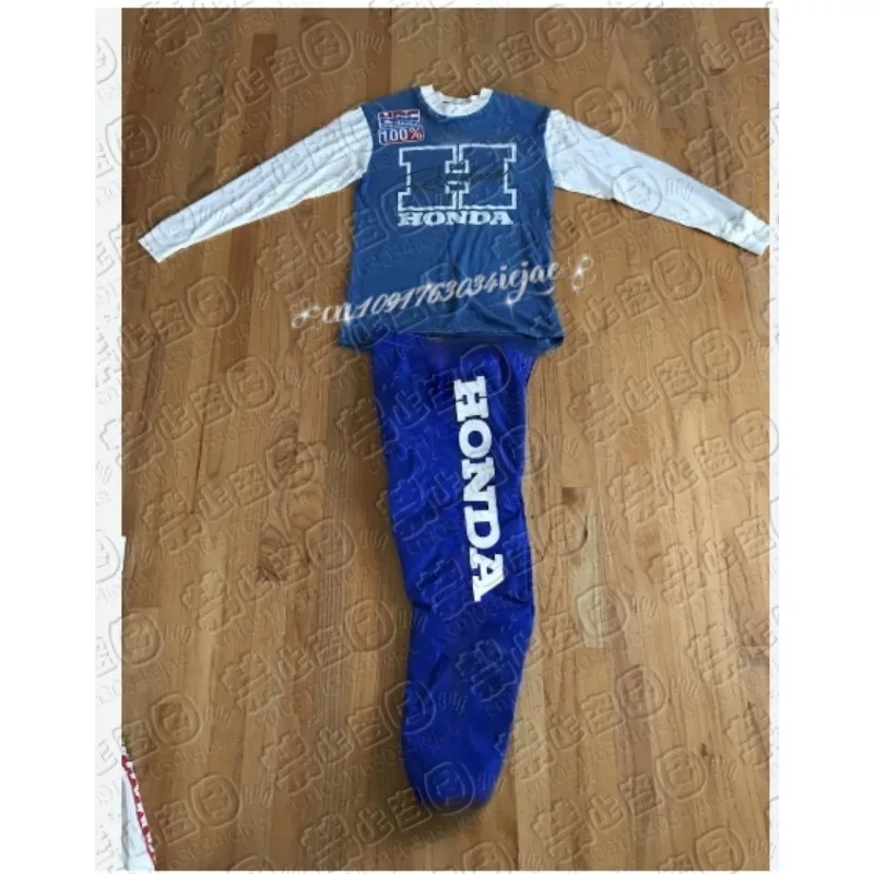 

Honda Summer Men's T-Shirt Quick-Dry Teen Long Sleeve Sports Motorcycle Racing Car Brand Casual Fashion​ suit