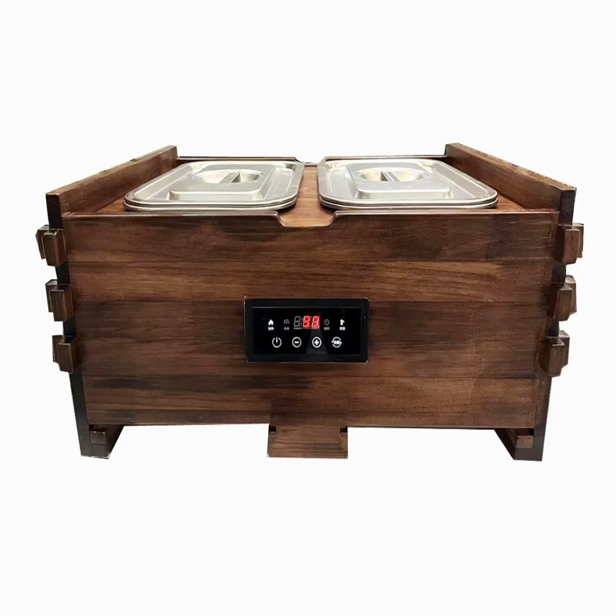 

Commercial soybean milk machine bean flower insulation meal stove