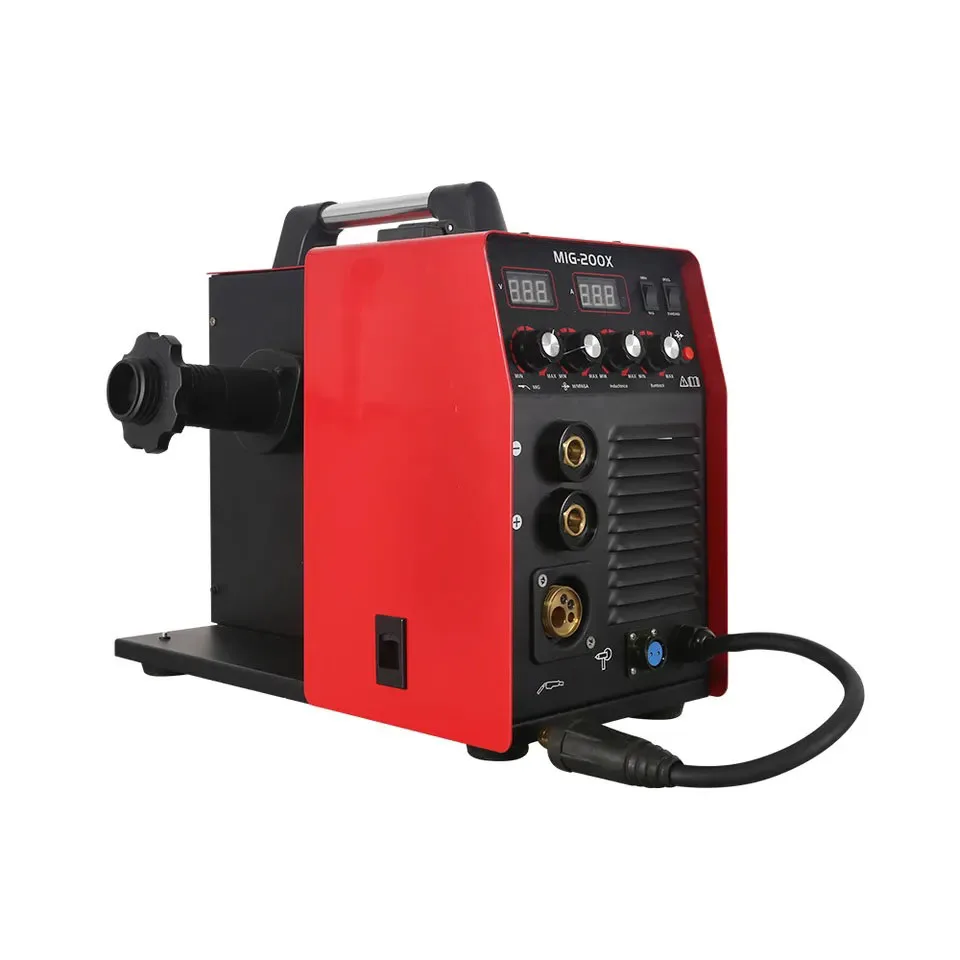 High Quality Digital 220V 180A DC IGBT Inverter MMA Gasless FLUX Gas MAG Maquina De Soldar MIG Welder MIG/MAG Welding Machines