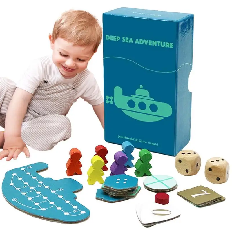 

Deep Sea Adventure Board Game 2-6 Players Family Party Best Gift For Children Funny Undersea Interactive Toy English Game For