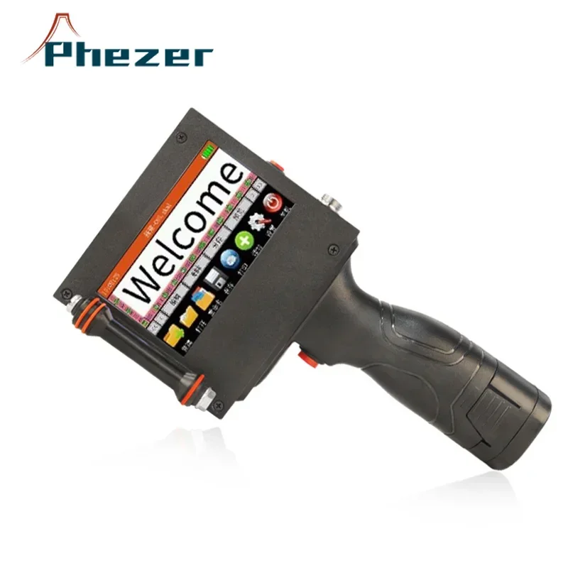 

2026 Cheap Multifunction industrial 50mm height large character laser 600DPI hand held inkjet printer for wood plastic metal